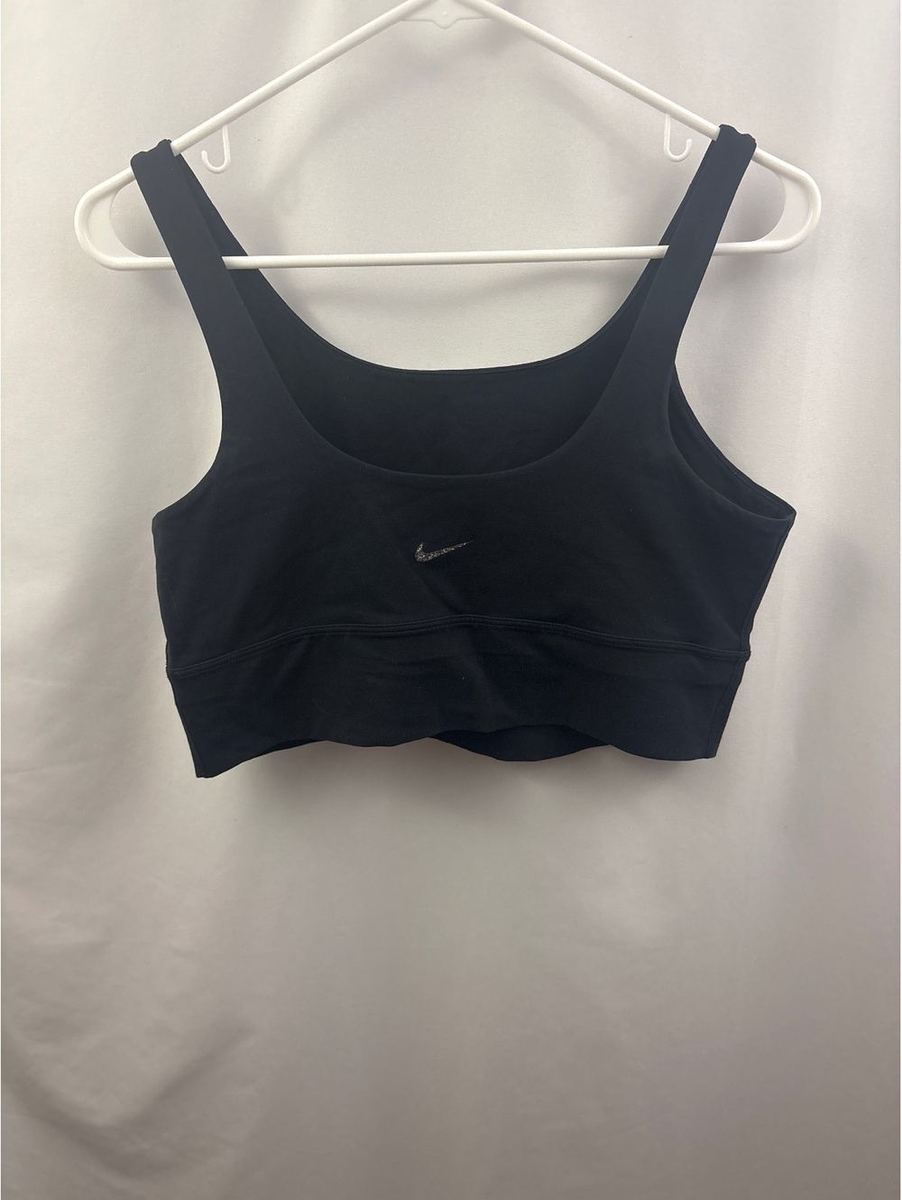 Nike Women's Alate Solo Light-Support Longline Sports Bra DX1970-010, Size L